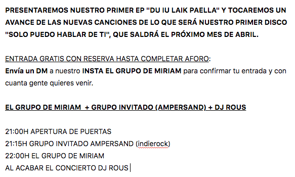 Este sábado noche estaremos tocando GRATIS en  EL PLATA CLUB de Madrid... Por si os apetece. Reserva por DM en el insta instagram.com/el_grupo_de_mi…