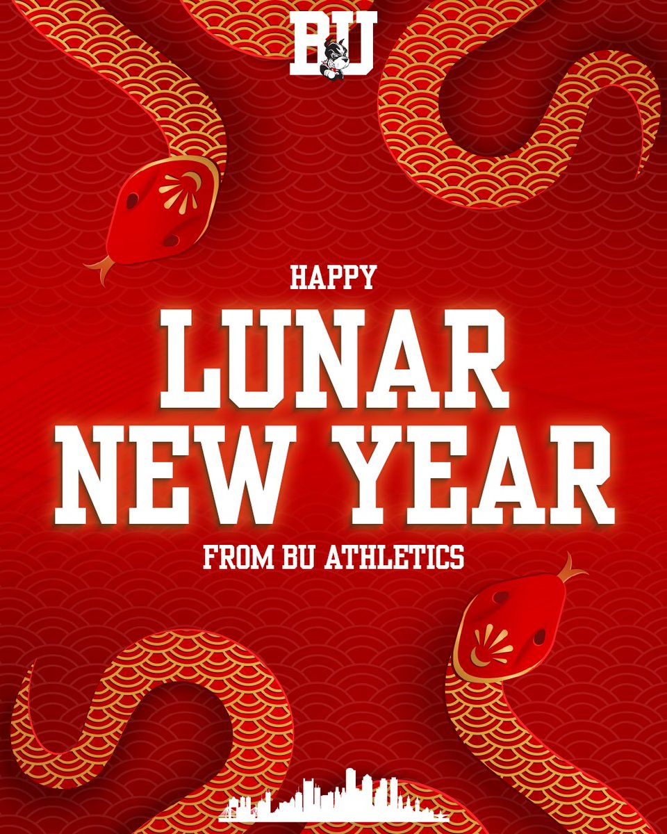 Happy Lunar New Year! Wishing #TerrierTown good health and fortune during the Year of the Snake! #GoBU