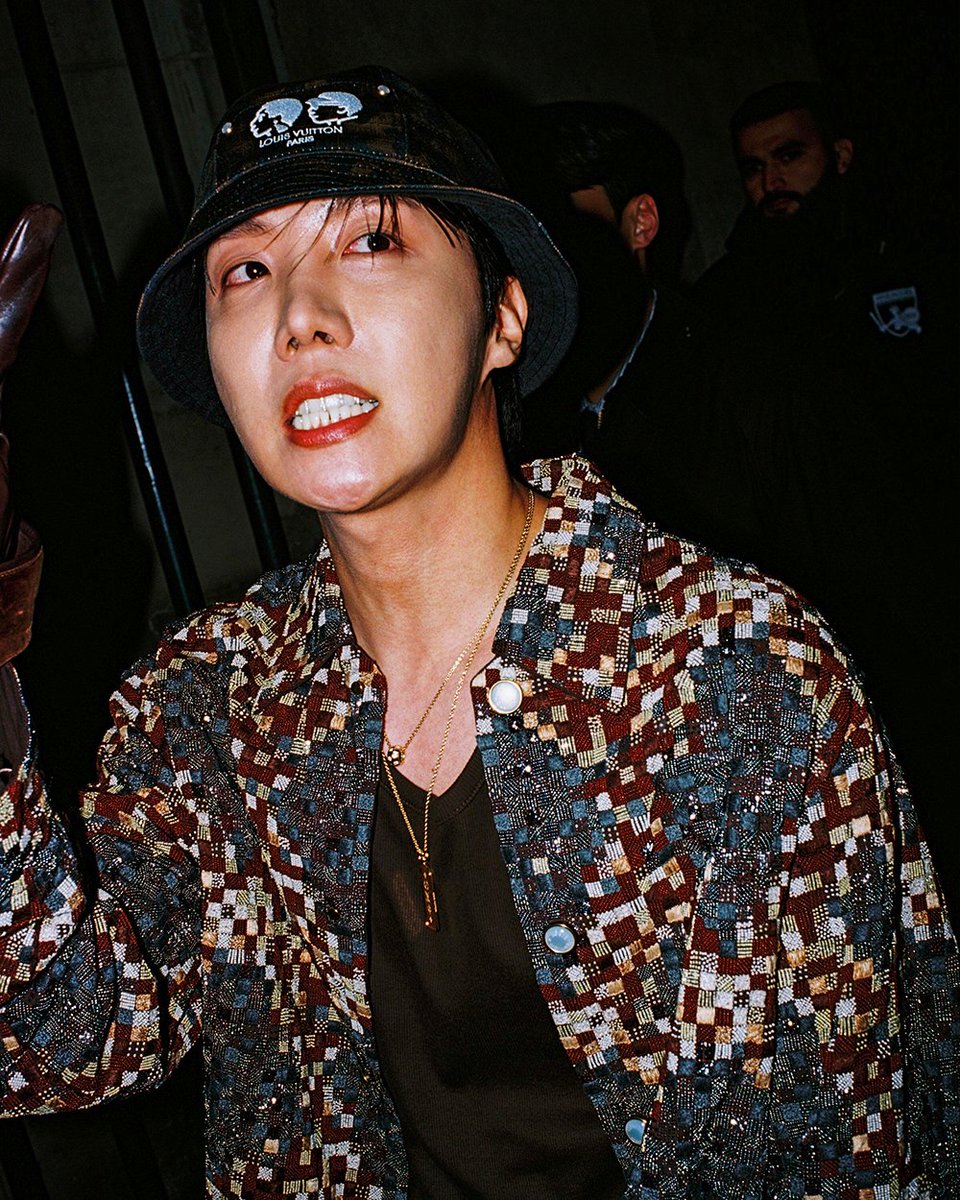J-Hope at Louis Vuitton Men's FW25 in Paris.