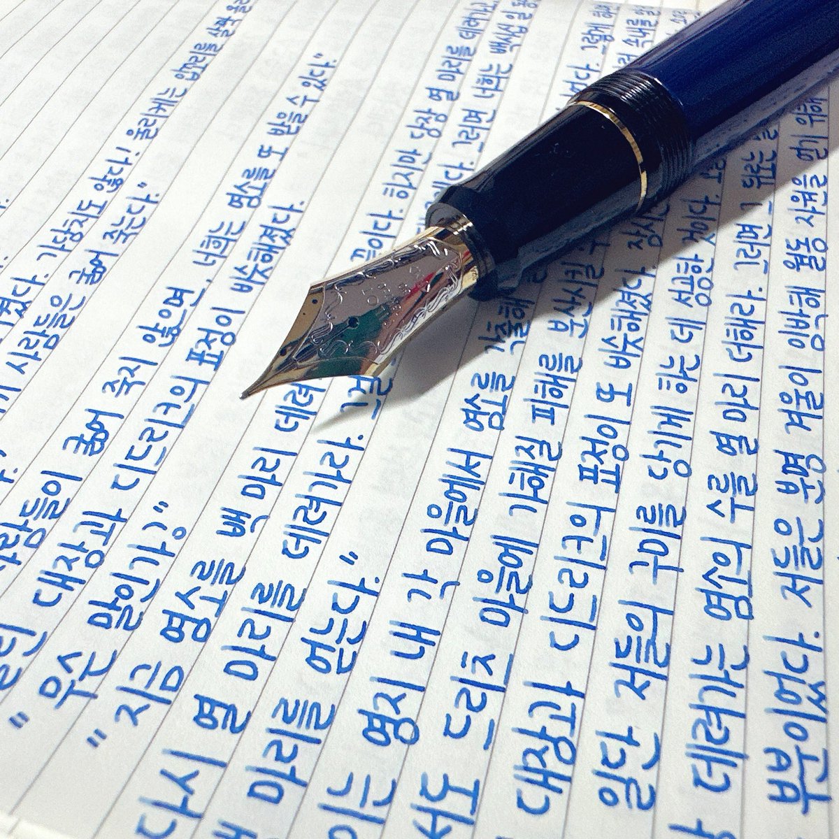 #콩설기쓰다

파이로트 커스텀 우루시 블루 FM x 몽블랑 호메로스

몽둥이를... 잡고 써 보았습니다만 이 몽둥이는 최고의 몽둥이임이 밝혀졌습니다.