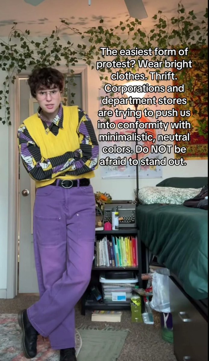 ianthenaberius's tweet image. "the easiest form of protest? consumption!"