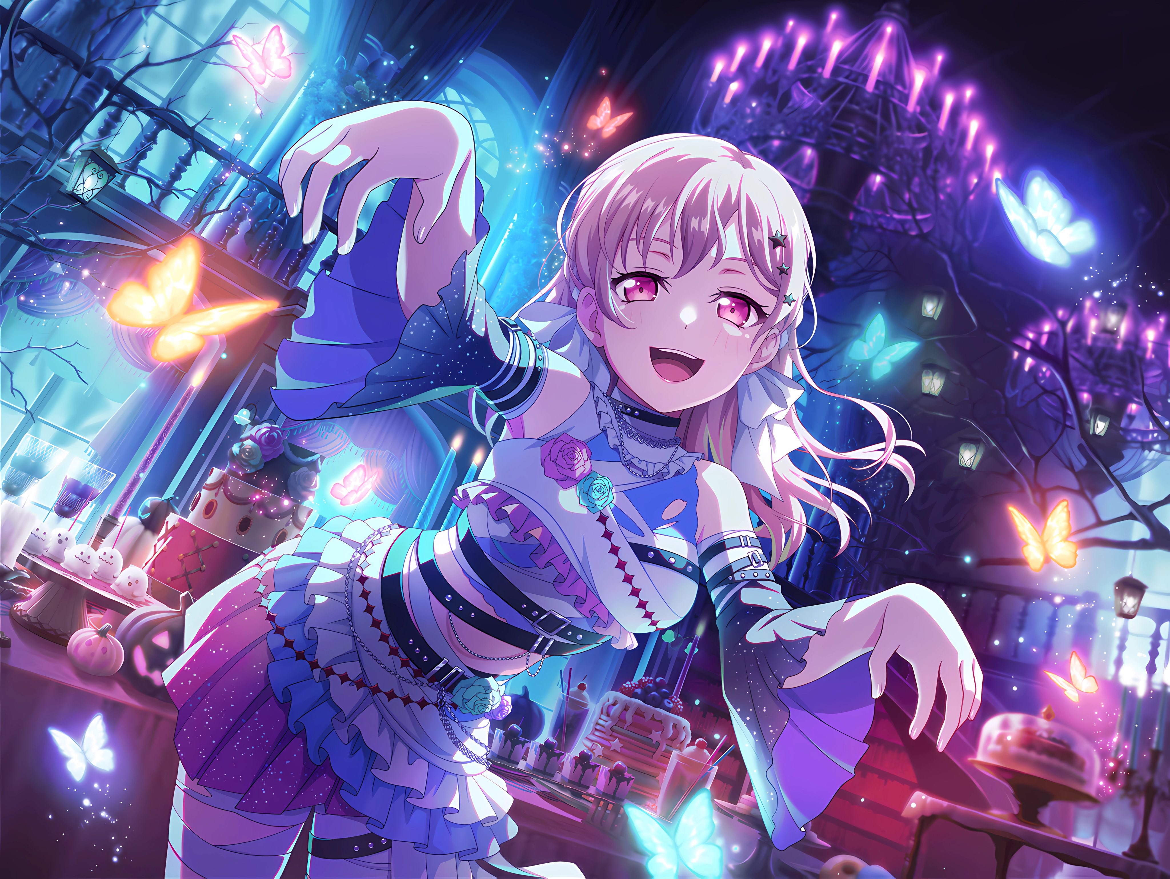 【ピンナップ+フォトカード】BanGDream ②★バンドリ★アニメディア 4月 バンドリ！ ガールズバンドパーティ！ カバーコレクションVol.4