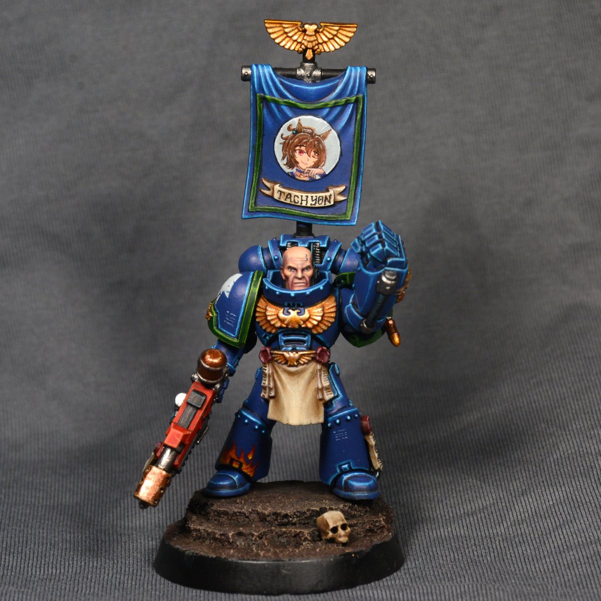 U for Uma Musume
#paintingwarhammer 
#WarhammerCommunity 
#warhammer40k
#アグネスタキオン
#ウマ娘