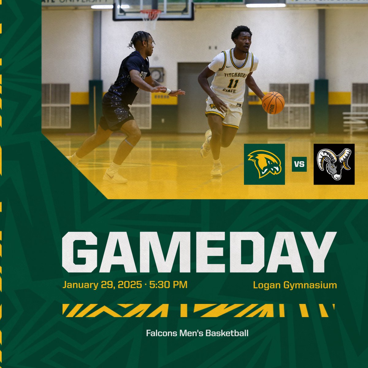 Fitchburg Falcons (@fsu_falcons) on Twitter photo 🏀Game Day 🏀 MEN'S BASKETBALL I <a href="/FSUFalconsMBB/">FSU Falcons MBB</a>
📍Logan Gymnasium
🆚 <a href="/FSURams/">FSU Athletics</a>
⏰5:30 PM
📊📺FSURams.Com
#FearTheFlock #TheFalconWay 🏀Game Day 🏀 MEN'S BASKETBALL I <a href="/FSUFalconsMBB/">FSU Falcons MBB</a>
📍Logan Gymnasium
🆚 <a href="/FSURams/">FSU Athletics</a>
⏰5:30 PM
📊📺FSURams.Com
#FearTheFlock #TheFalconWay