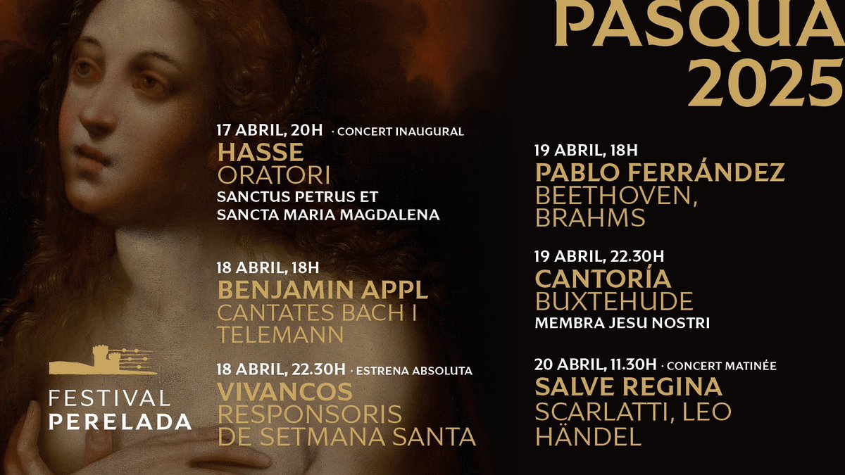 💫Avui hem presentat la programació de la 3a edició de Pasqua que tindrà lloc del 17 al 20 d’abril a l’església del Carme de Peralada! 
#pasqua #festivalperelada #tradicions