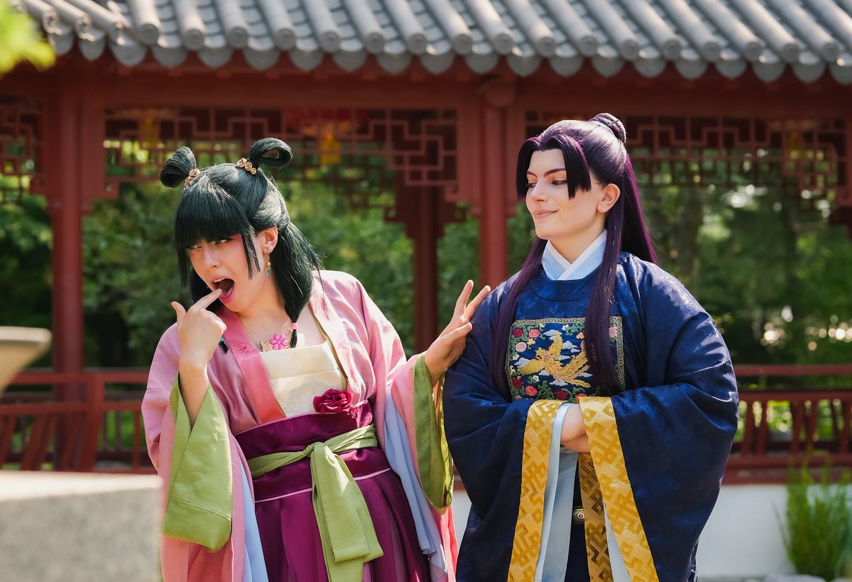 It's funny because this is Kikiscosplayservice (Maomao) and I's dynamic but reversed
📸: myungeki
#ApothecaryDiaries