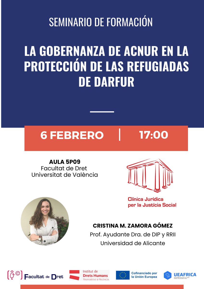 UE Africa (@ue_africa) on Twitter photo Os traemos dos sesiones de formación espectaculares para la semana que viene. ¡Tomad nota en las agendas!🗒️✍️
📅6 de febrero a 16:00h y las 17:00h
Como siempre, ¡gracias a❤️🔥 <a href="/DretUV/">Facultat de Dret UVEG</a> y <a href="/LegalClinicUV/">Clínica Jurídica per la Justícia Social</a> por hacerlo posible! Os traemos dos sesiones de formación espectaculares para la semana que viene. ¡Tomad nota en las agendas!🗒️✍️
📅6 de febrero a 16:00h y las 17:00h
Como siempre, ¡gracias a❤️🔥 <a href="/DretUV/">Facultat de Dret UVEG</a> y <a href="/LegalClinicUV/">Clínica Jurídica per la Justícia Social</a> por hacerlo posible!