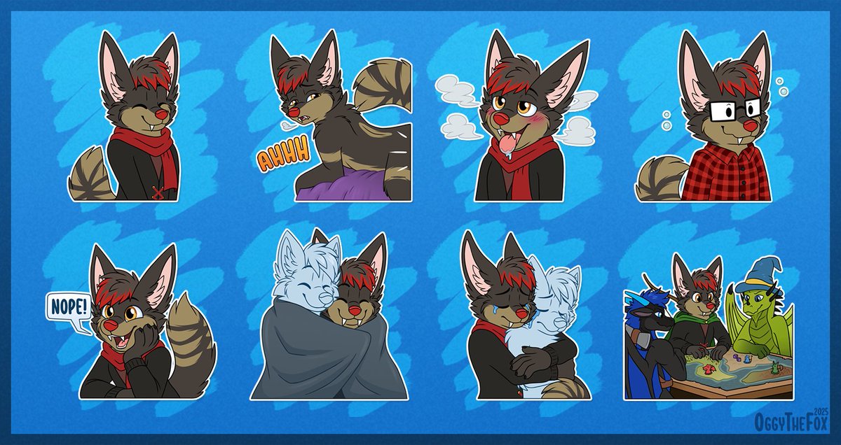 Finished stickers for <a href="/FoxFireCZ/">FoxFire</a>  🦊