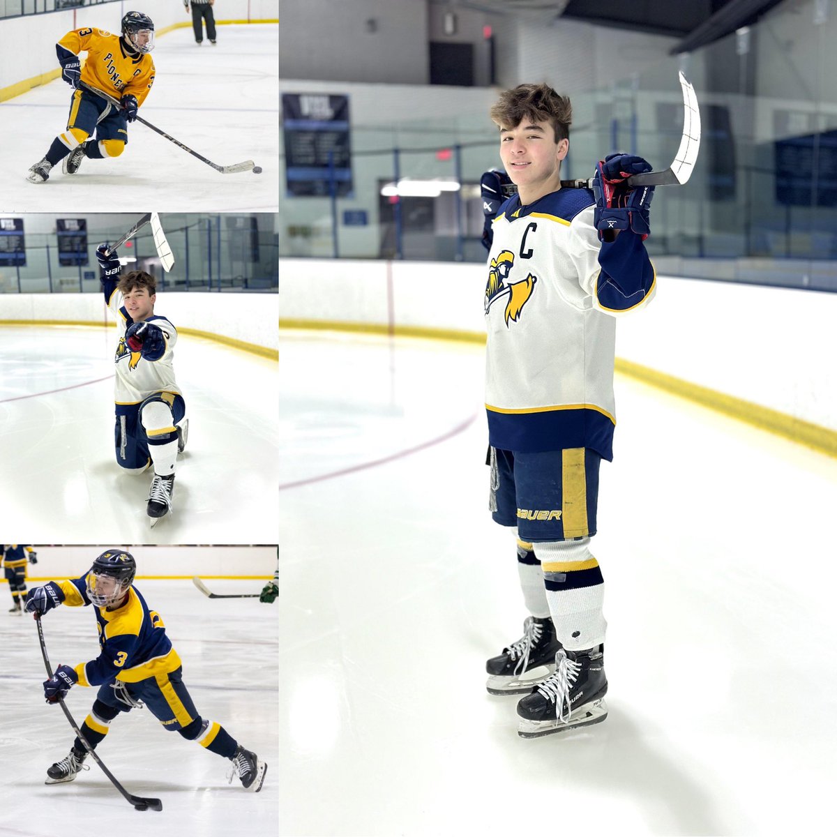 Senior is coming  on Saturday 11:45 at McVann.  Following the ceremonies Pioneers will take Newburyport.  Our first senior we will honor is Captain Owen Considine.  He is a prolific playmaker with slick hands.  Over his 3 year varsity career he has totaled 30🚨 21🍏 for 51 pts.
