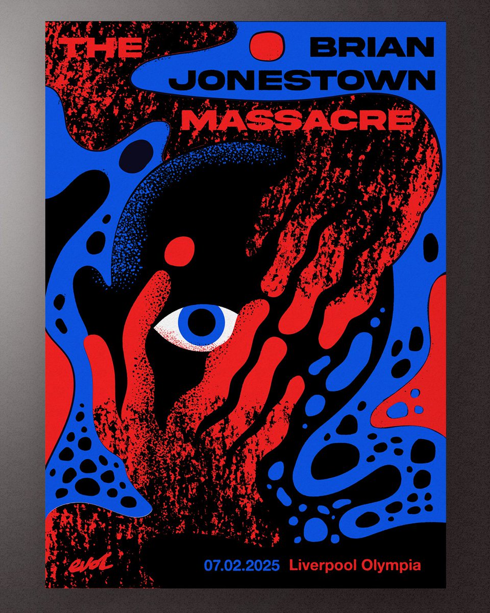 EVOL (@clubevol) on Twitter photo 𝟗 𝐃𝐀𝐘𝐒 𝐓𝐎 𝐆𝐎
We start 2025 as we mean to go on with one of the world's greatest living groups <a href="/BJM_Band/">Brian Jonestown</a> at <a href="/LpoolOlympia/">Liverpool Olympia</a>! Check out the fine screenprint by <a href="/ToucanTango_/">Toucan Tango</a> based off the "Don't Look At Me" single. Superb.
Tickets via <a href="/seetickets/">See Tickets</a>: seetickets.com/event/the-bria… 𝟗 𝐃𝐀𝐘𝐒 𝐓𝐎 𝐆𝐎
We start 2025 as we mean to go on with one of the world's greatest living groups <a href="/BJM_Band/">Brian Jonestown</a> at <a href="/LpoolOlympia/">Liverpool Olympia</a>! Check out the fine screenprint by <a href="/ToucanTango_/">Toucan Tango</a> based off the "Don't Look At Me" single. Superb.
Tickets via <a href="/seetickets/">See Tickets</a>: seetickets.com/event/the-bria…