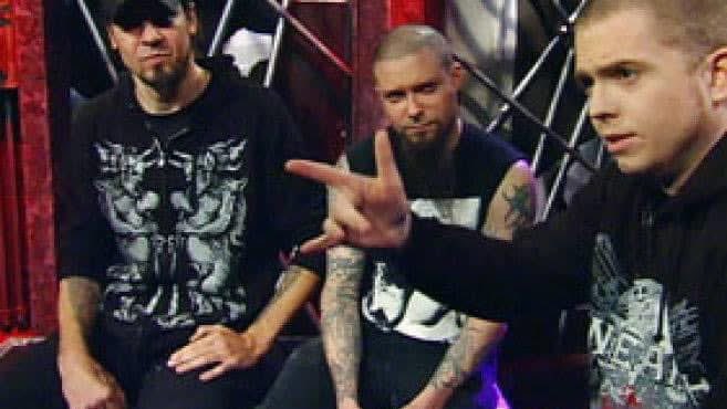 on <a href="/MTV/">MTV</a>’s Headbangers Ball with Jamey Jasta 2006 <a href="/simswapperamij/">Jamey Jasta</a>