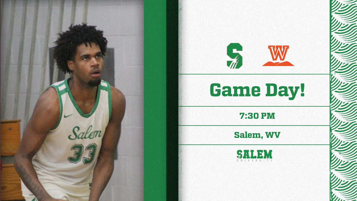 Game Day! <a href="/SalemTigerHoops/">Salem University Basketball</a> is back in action tonight at home against West Virginia Wesleyan! Tipoff is set for 7:30 pm.