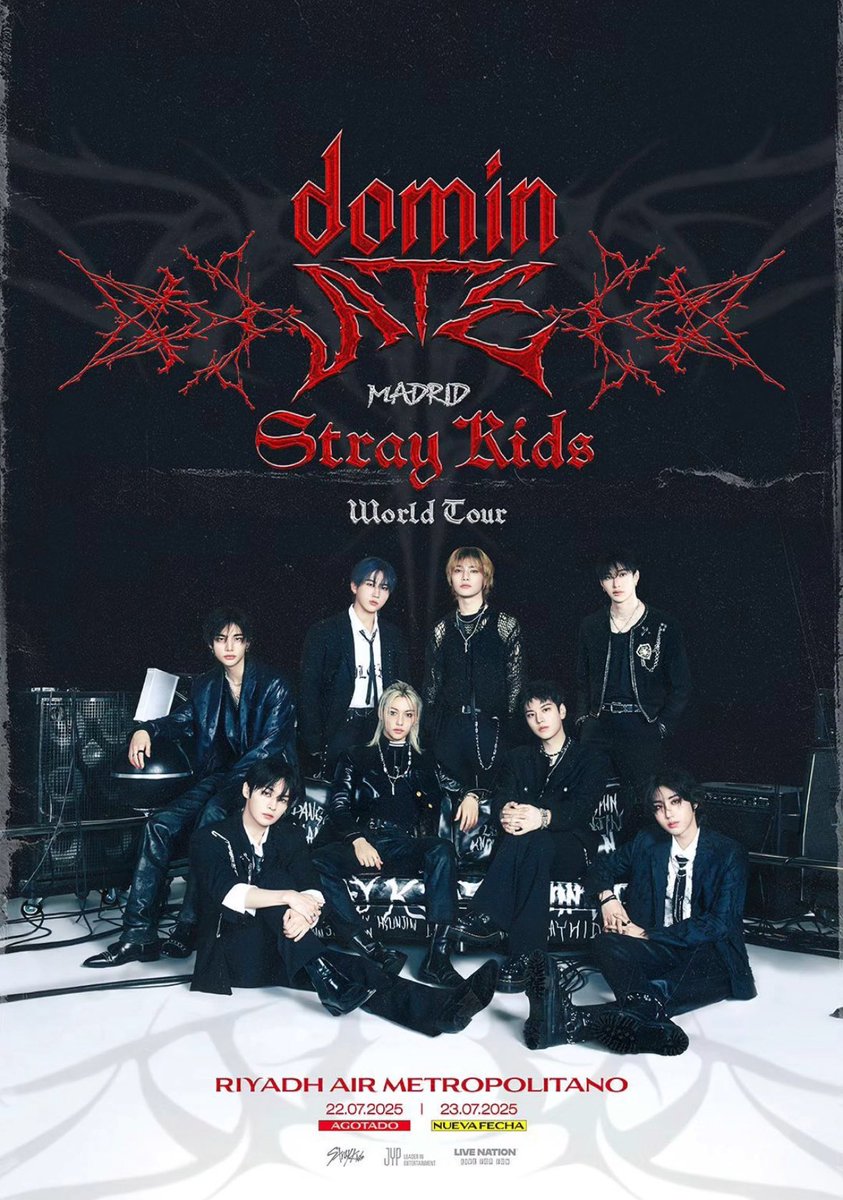 El 23 de julio segunda fecha de <a href="/Stray_Kids/">Stray Kids</a> en el <a href="/Metropolitano/">Riyadh Air Metropolitano</a> de Madrid, info:conciertospormadrid.com/featured/stray…
