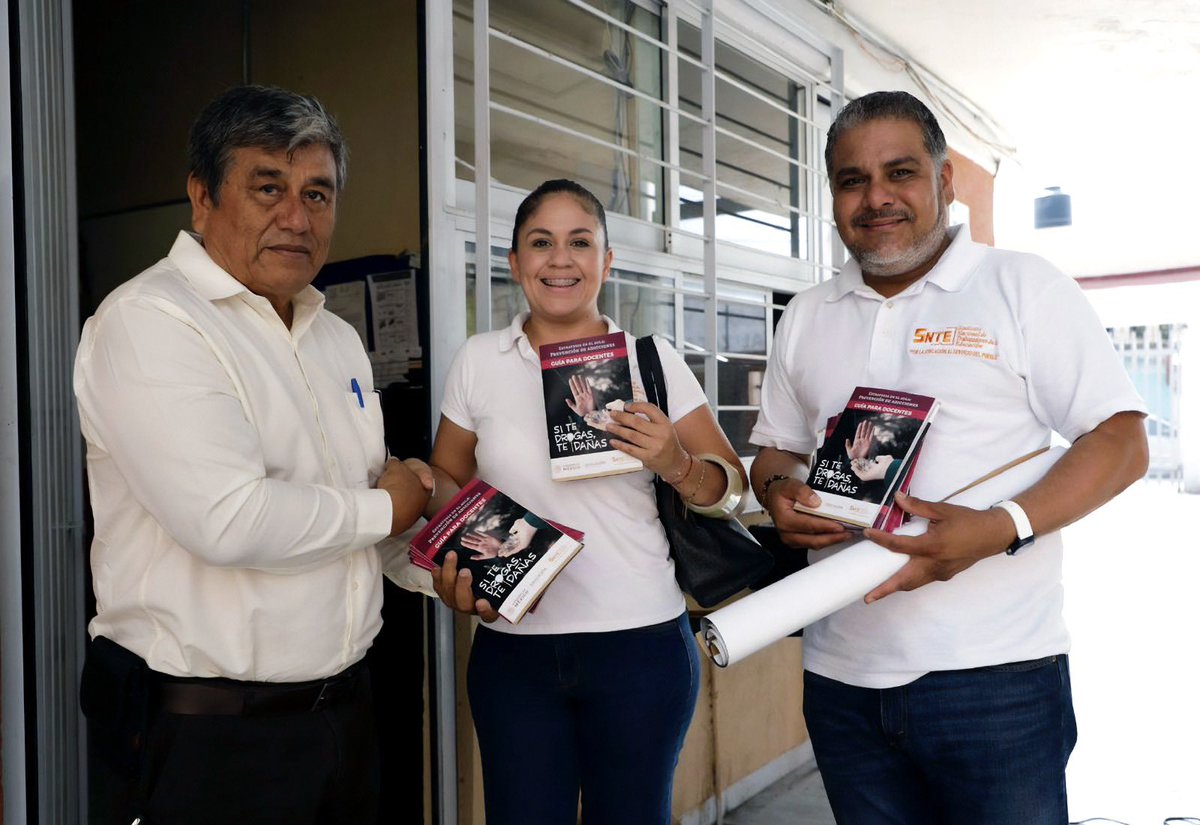 El #SNTE tiene lista la segunda etapa de su campaña “Estrategia en el aula, prevención de adicciones. Si te drogas te dañas” que mantiene desde el 2023. El Srio. Gral., Mtro. Alfonso Cepeda Salas, recordó que más de 2 millones de alumnos ya han sido sensibilizados sobre ese tema.