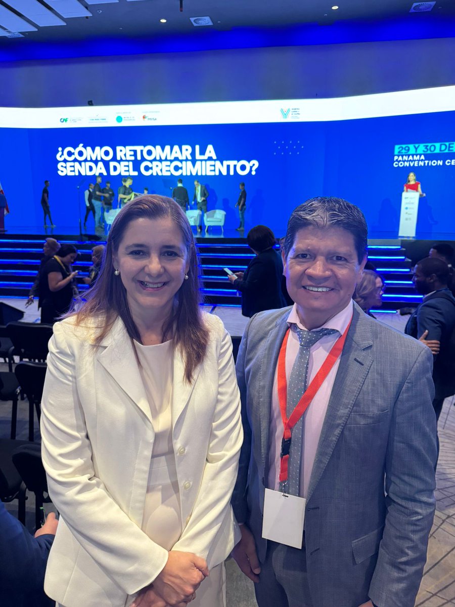 El presidente <a href="/AlfredoGZChaco/">Alfredo González</a> participa de la apertura del "Foro Económico Internacional - América Latina y el Caribe 2025: ¿Cómo retomar la senda del crecimiento?", organizado por <a href="/AgendaCAF/">CAF</a>, a cargo del presidente de Panamá 🇵🇦 <a href="/JoseRaulMulino/">José Raúl Mulino</a> y el presidente del CAF