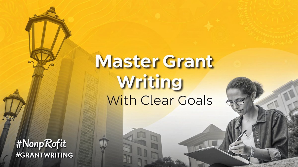 BaderInstitute's tweet photo. Master grant writing with clear goals, concise proposals, and evidence of impact. Share your experiences and tips in the comments! #Nonprofit #GrantWriting https://t.co/tdxRI3QF4N