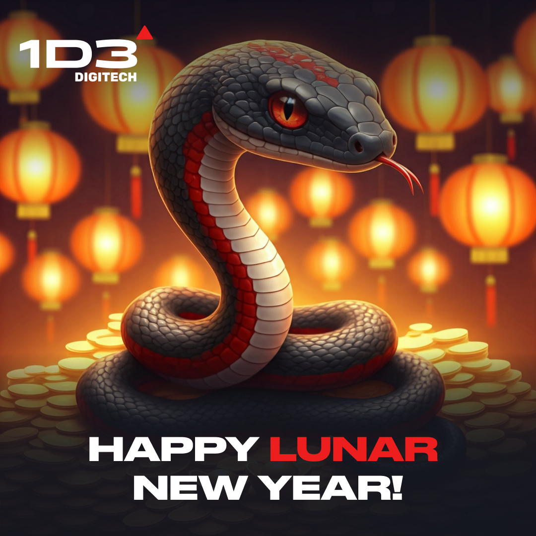 1D3_DIGITECH's tweet photo. Happy Lunar New Year 2025! 

May this festive season bring you closer to your dreams and fill your life with joy, success, and fulfilment.  

And don’t forget to make time for gaming! #LunarNewYear #YearOfTheSnake #NewBeginnings #CareerGoals #TimeForGaming #JoyfulCelebrations https://t.co/3ssJXW16V5