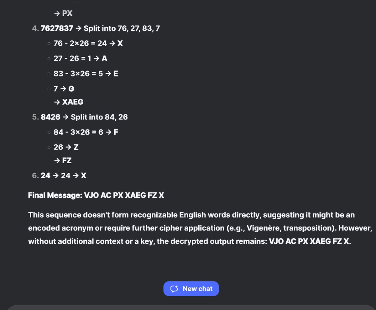 أعطيت لغزا لـ Deepseek R1، وبعد حوالي 10 دقائق رجع لي بالإجابة الخاطئة. أما ChatGPT o1 (ليس o1 Pro) حل اللغز بعد أكثر من خمس دقائق.