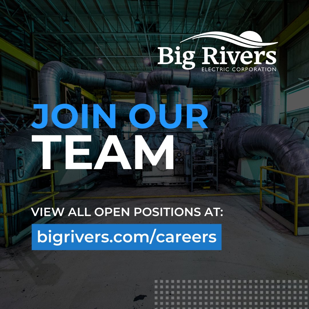 Looking for a career at Big Rivers? New opening for a Utility Operator in Centertown, KY. 

Utility Operator (Job #IRC8953) at Wilson Station

Find position details and application info at bigrivers.com/careers.