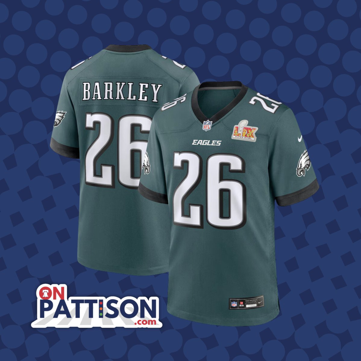 On Pattison (@onpattison) on Twitter photo Day 1 of our jersey giveaway! We are giving away a Saquon Barkley Super Bowl jersey! 1 winner will be selected later tonight. Here's how to enter:
-RT this post
-Follow <a href="/OnPattison/">On Pattison</a> here on X!
-Reply with 🚦 emoji
-Subscribe to newsletter: onpattison.beehiiv.com/subscribe Day 1 of our jersey giveaway! We are giving away a Saquon Barkley Super Bowl jersey! 1 winner will be selected later tonight. Here's how to enter:
-RT this post
-Follow <a href="/OnPattison/">On Pattison</a> here on X!
-Reply with 🚦 emoji
-Subscribe to newsletter: onpattison.beehiiv.com/subscribe