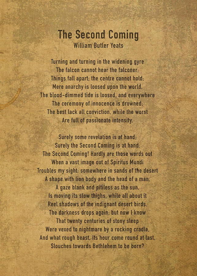 boxform's tweet image. The Second Coming | William Butler Yeats