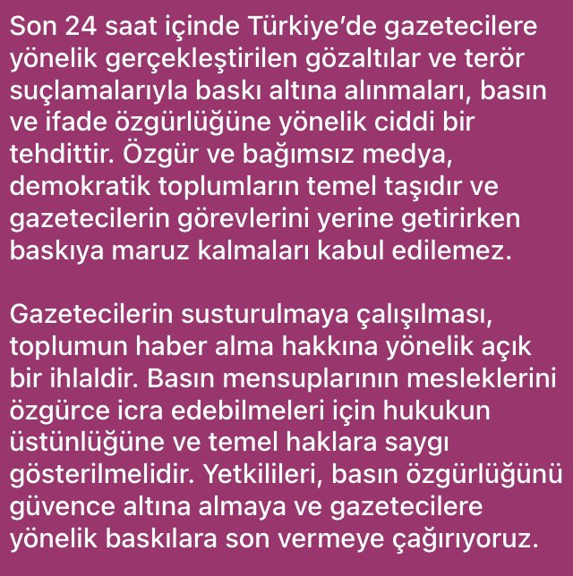 Ne basın kaldı ne de özgürlüğü