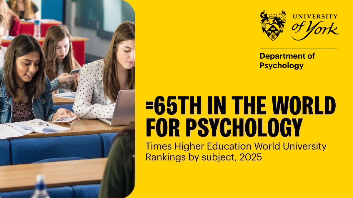 York Psychology (@yorkpsychology) on Twitter photo 