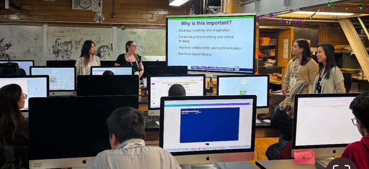 Lisa (@techteachernyc) on Twitter photo Had an amazing time at the #NYCSchoolsTech Summit! From inspiring sessions to reconnecting with old #edtech friends and meeting new ones, it was a day to remember. Thx to co-presenters <a href="/K_AMcG/">Kerry McGarvey</a>, <a href="/ScattTeaches/">Eric Scattaretico</a>, and <a href="/techwithcindy/">Cindy Wong</a> for making our animation presentation such a blast! Had an amazing time at the #NYCSchoolsTech Summit! From inspiring sessions to reconnecting with old #edtech friends and meeting new ones, it was a day to remember. Thx to co-presenters <a href="/K_AMcG/">Kerry McGarvey</a>, <a href="/ScattTeaches/">Eric Scattaretico</a>, and <a href="/techwithcindy/">Cindy Wong</a> for making our animation presentation such a blast!