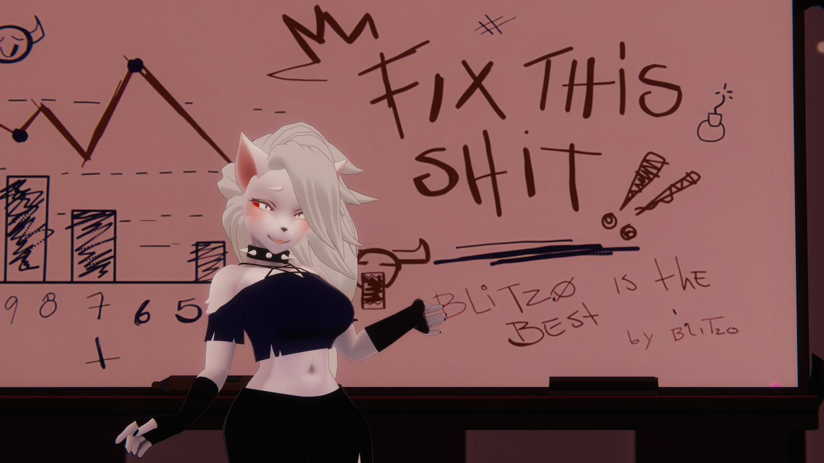 Dacky_modeler's tweet photo. Meeting time

#ましろVRC
#HelluvaBoss #HelluvaBossLoona 
#HelluvaBossFanart https://t.co/KtbaoSWkhY