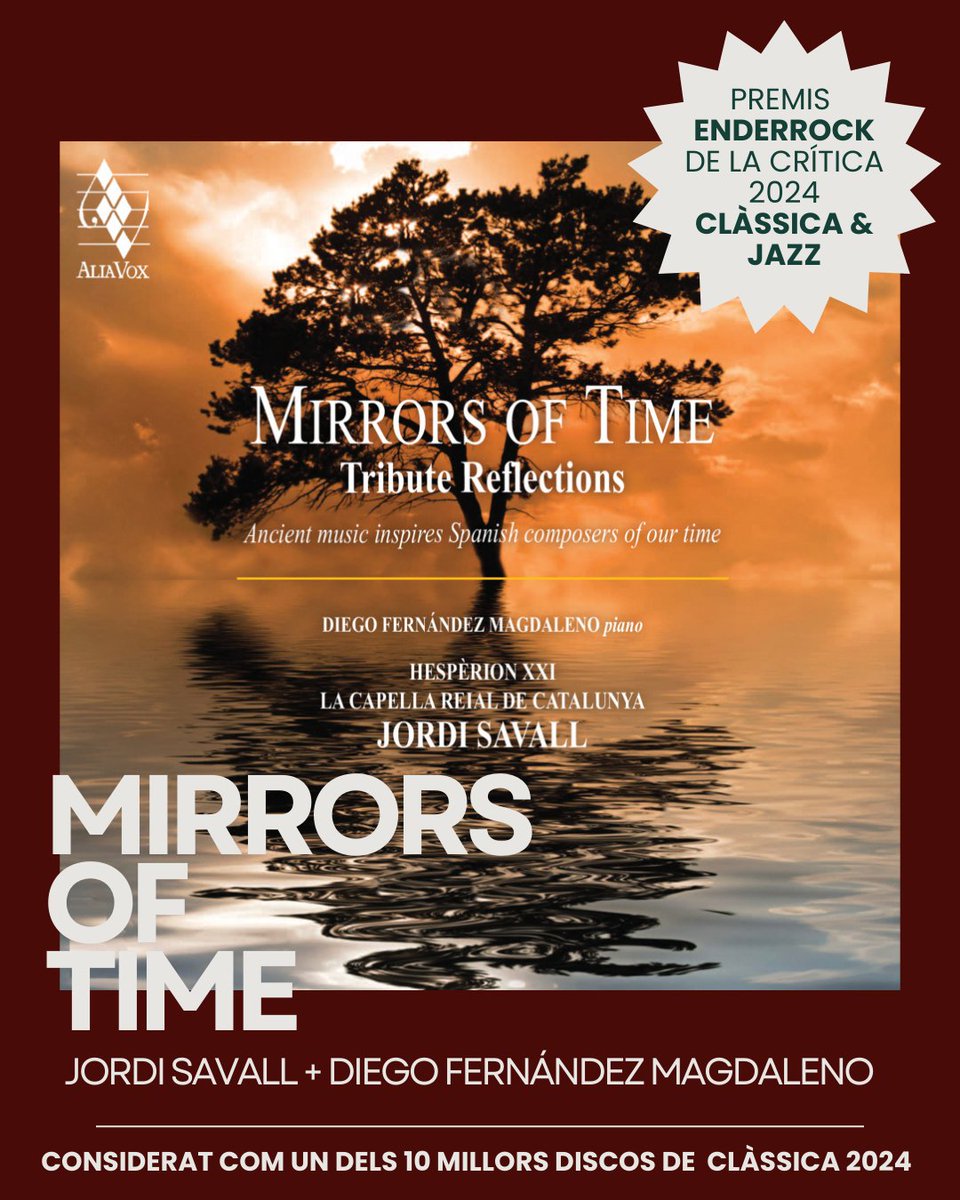 La revista ENDERROCK-440Clàssica ha classificat The Mirrors of Time entre els 10 millors discos de música clàssica de 2024.

És una gran sorpresa i un reconeixement benvingut per a aquest projecte!

<a href="/enderrock/">Enderrock</a> 

bit.ly/4hBLSbm