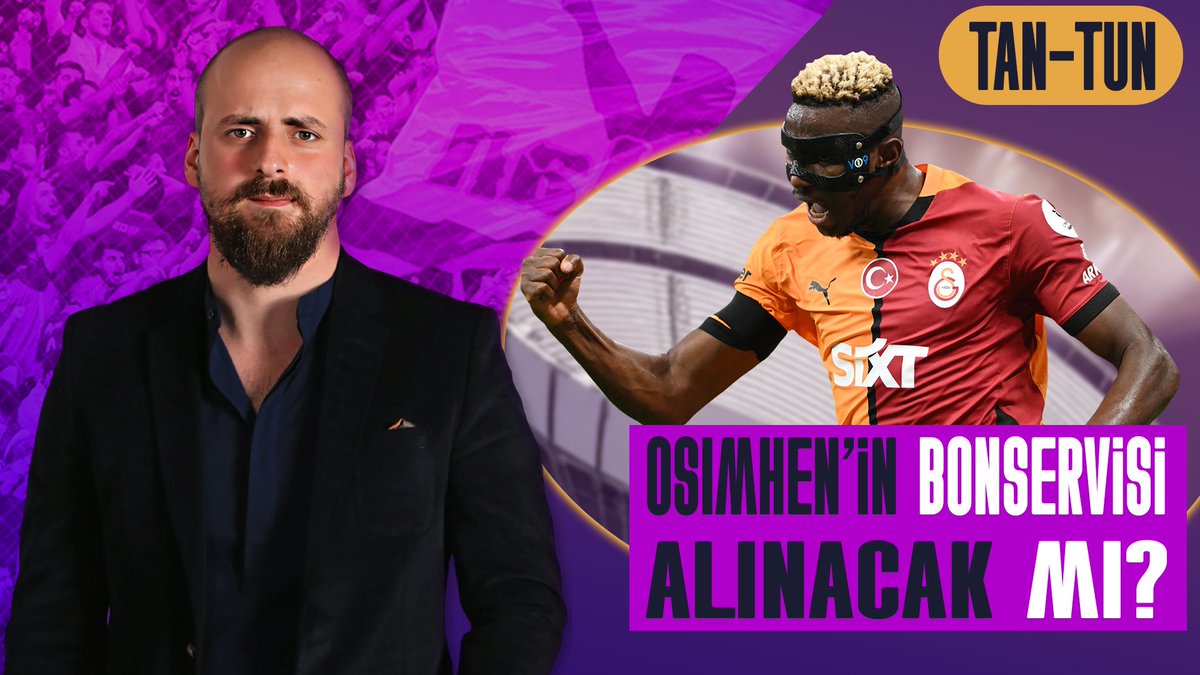 🚨 TAN TUN 3 YAYINDA | 

📍Osimhen'in bonservisi nasıl alınabilir?
Kimin en büyük hayali?
📍 Galatasaray'da Kerem Demirbay'ın sakatlığı ve orta saha transferi
📍 Yönetim krizi nasıl oluştu?
📍 Talisca transferi neyi değiştirir?

👉 youtu.be/tiOm8N8WBGI?si…