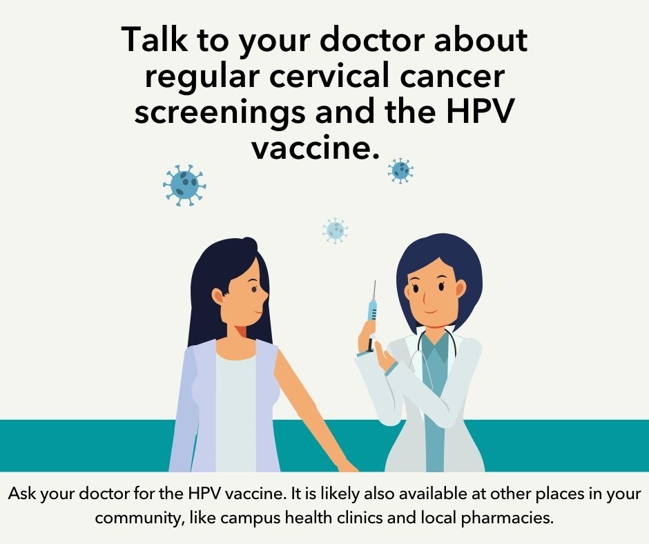 CCHDMT's tweet image. January is #CervicalCancer Awareness Month! Cervical cancer is common but can be prevented through #HPVvax.

#TAPforCervicalCancer #gwccTAP