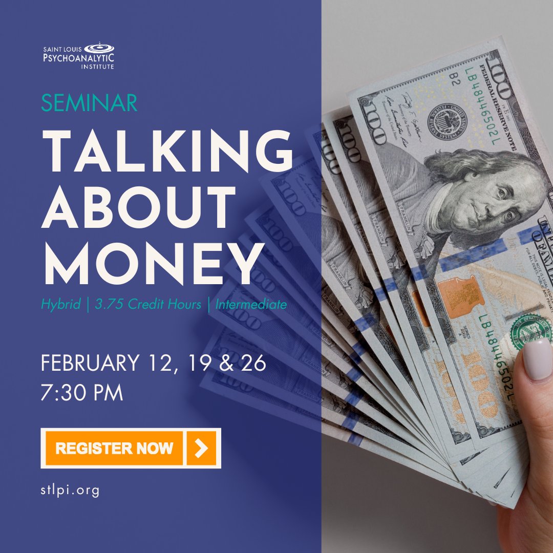 stl_pi's tweet photo. 💰 Talking About Money 💰

Money is unavoidable—even in therapy. This course explores its role, from ethics and fees to financial struggles in treatment.

🔗 Learn more &amp; register: https://t.co/A4JNAH4VhC

#MentalHealthAwareness #ContinuingEducation #stlpi #SaintLouis https://t.co/4aFC1v4Wly
