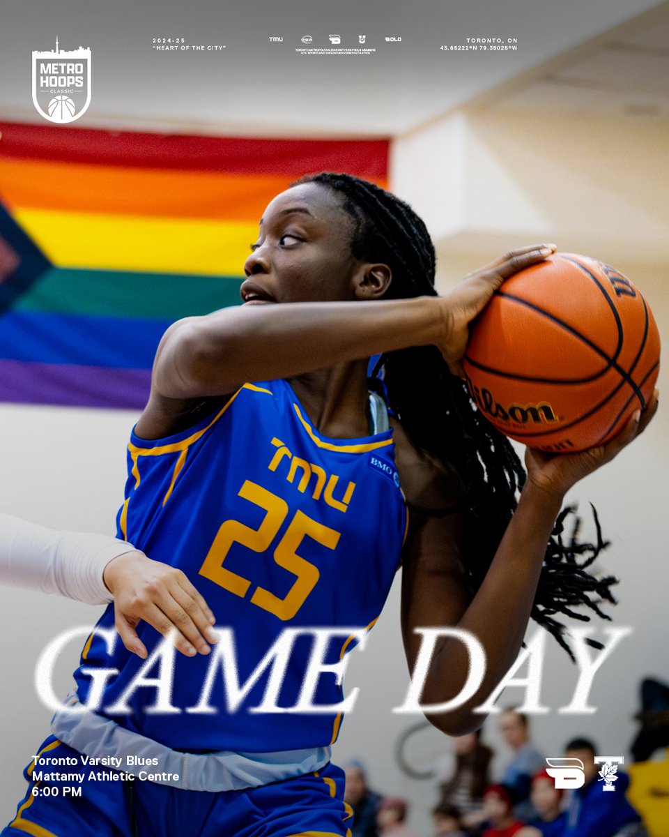 TMU Bold (@tmubold) on Twitter photo Metro Hoops Game Day
π Toronto Varsity Blues
β° 6 PM
π Mattamy Athletic Centre
πΏ Free food courtesy of <a href="/yourtmsu/">Toronto Met Students' Union</a>
π Chance to win free wings for a year @wingstopcanada
ποΈ Students get in free
ποΈ tmubold.ca for fans and alumni
#BeBold Metro Hoops Game Day
π Toronto Varsity Blues
β° 6 PM
π Mattamy Athletic Centre
πΏ Free food courtesy of <a href="/yourtmsu/">Toronto Met Students' Union</a>
π Chance to win free wings for a year @wingstopcanada
ποΈ Students get in free
ποΈ tmubold.ca for fans and alumni
#BeBold