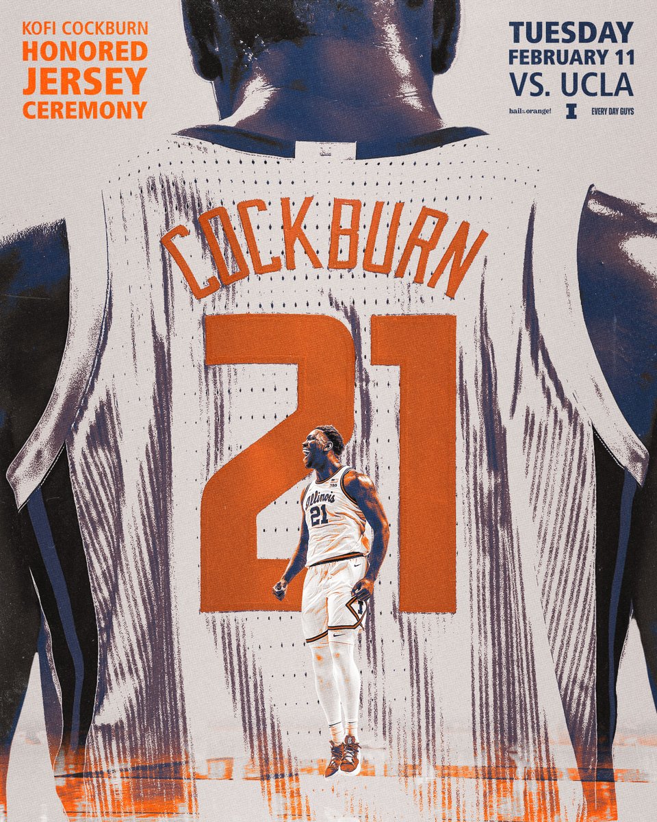 The time has come.

Kofi Cockburn will make his return to @statefarmcenter on February 11 as we relive his dominant career and officially honor his jersey.

See you there 🎟: go.illinois.edu/KofisReturn