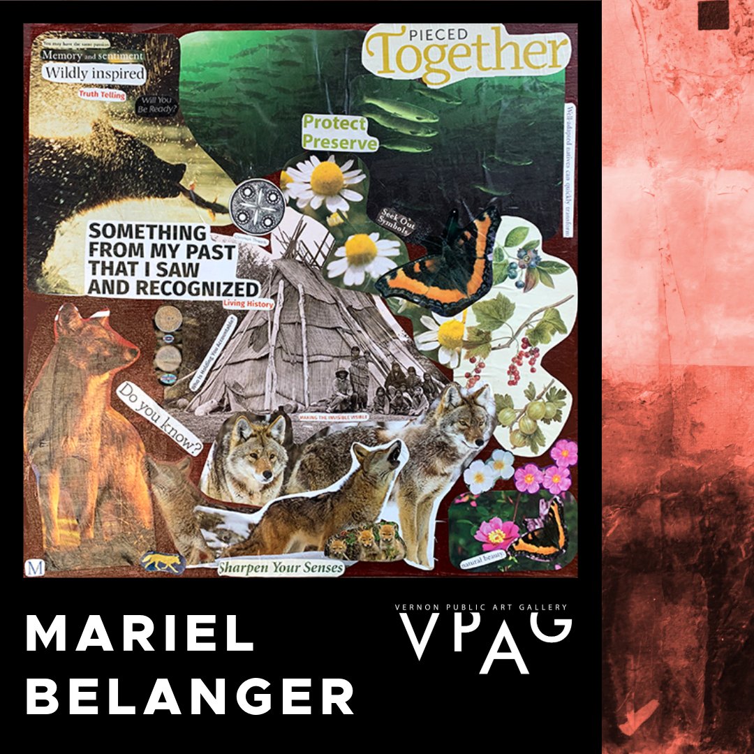 Mariel Belanger’s "Pack Autonomy, Family Connections" is part of Home on Syilx Territory, celebrating cultural exchange. Mariel &amp; her daughter led workshops on allyship, Tule mat making, and marshlands. See it at the Gallery until March 5.

#VernonBC #ArtExhibition #VPAG