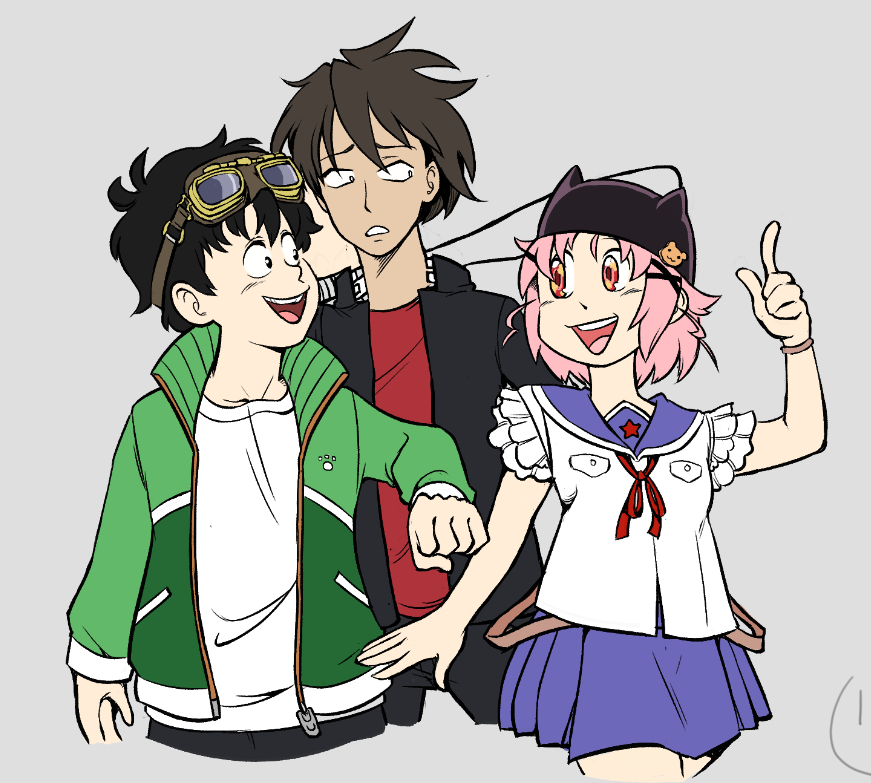 Yotomoe1's tweet image. One of those drawings I never got around to finishing. Maybe I'll redraw it someday.
