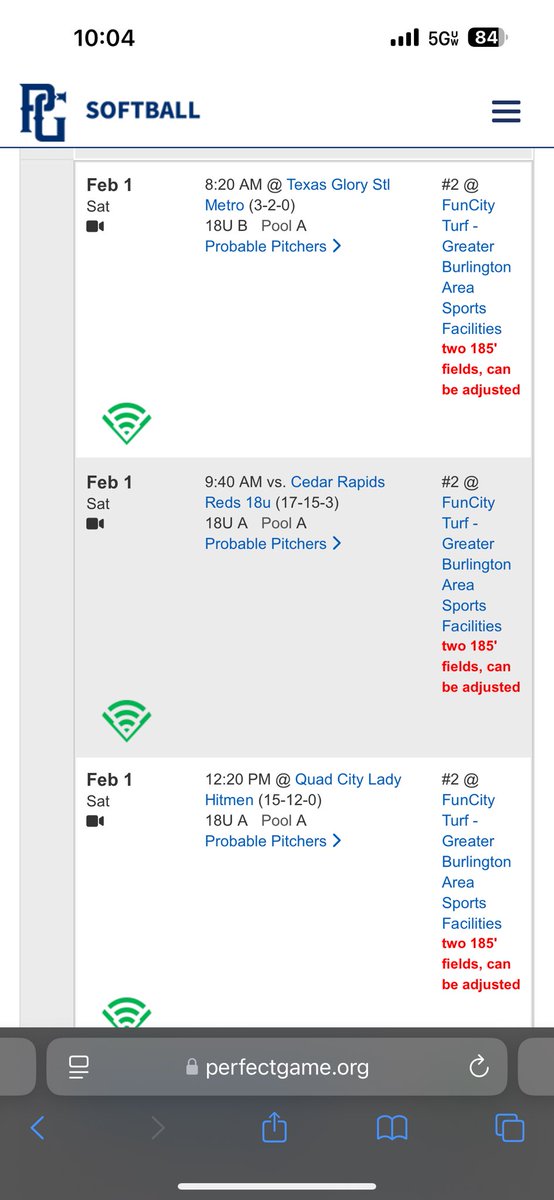This weekend my team the <a href="/IL_Firecrackers/">Illinois Firecrackers 18U Adkins</a> will be at the <a href="/PG_Softball/">Perfect Game Softball</a> Winter warm up in Burlington, Iowa.  Come check us out! <a href="/DaveDurbala_PG/">Dave Durbala</a> <a href="/ChrisjSb/">PG_SB_ChrisJ</a>.