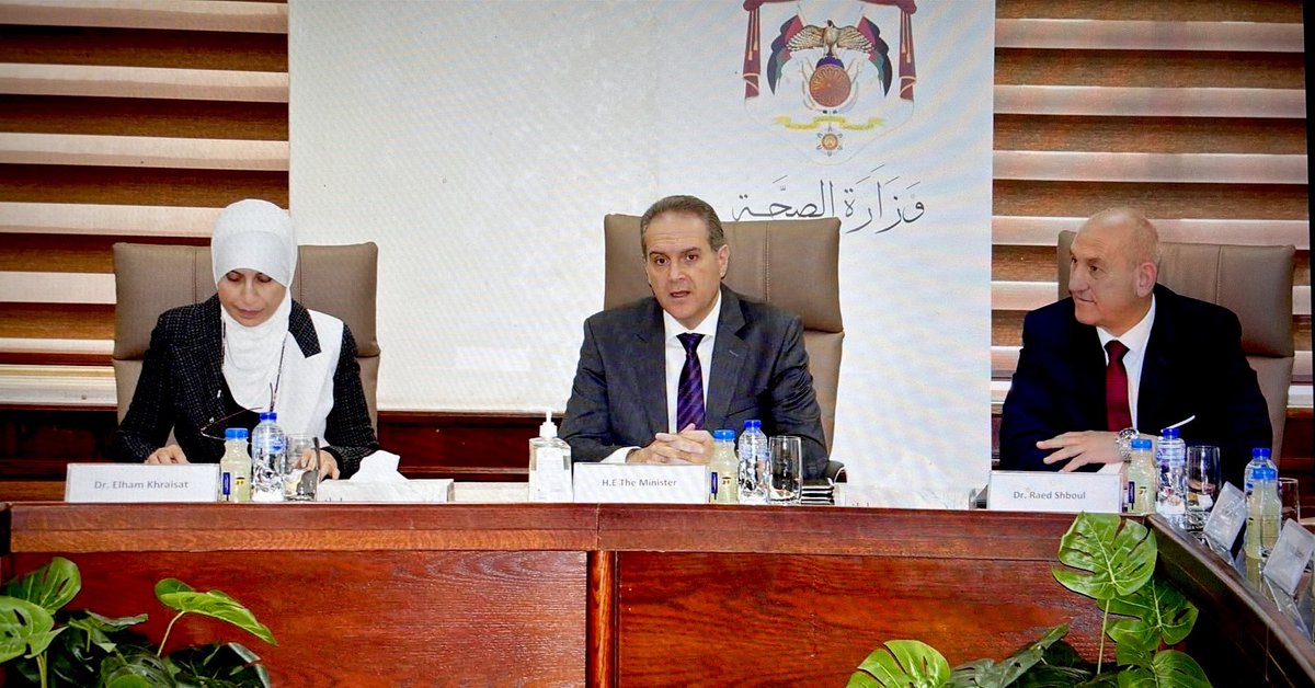 The <a href="/WHO/">World Health Organization (WHO)</a> and <a href="/un_ncd/">@UN Task Force #NCDs</a> salute the decision of the Minister of Health of Jordan 🇯🇴, H.E. Dr Firas Hawari to reactivate the National Technical Committee for Mental Health. 

This is a significant step forward in implementing #MentalHealth strategy following the recent launch of the