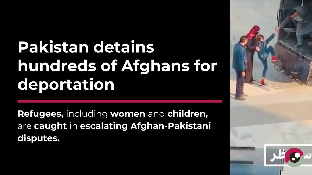 🚨 Pakistan detains hundreds of Afghans for deportation

Refugees, including women and children, are caught in escalating Afghan-Pakistani disputes.

🔗 info-res.org/afghan-witness…

#Pakistan #Afghanistan #Refugees #Deportation #Detention #Taliban