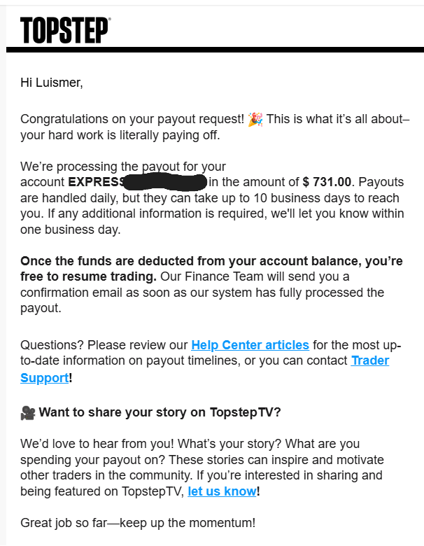 defixero's tweet photo. I started trading in 2022 and struggled with consistency. In 2023, I got funded with Topstep, took my first $2K payout, but kept struggling. 2024 was a nightmare, but I journaled daily—no excuses. Now in 2025, back-to-back payouts. One thing’s certain: I ain't quitting. https://t.co/MkzYMRpIB6