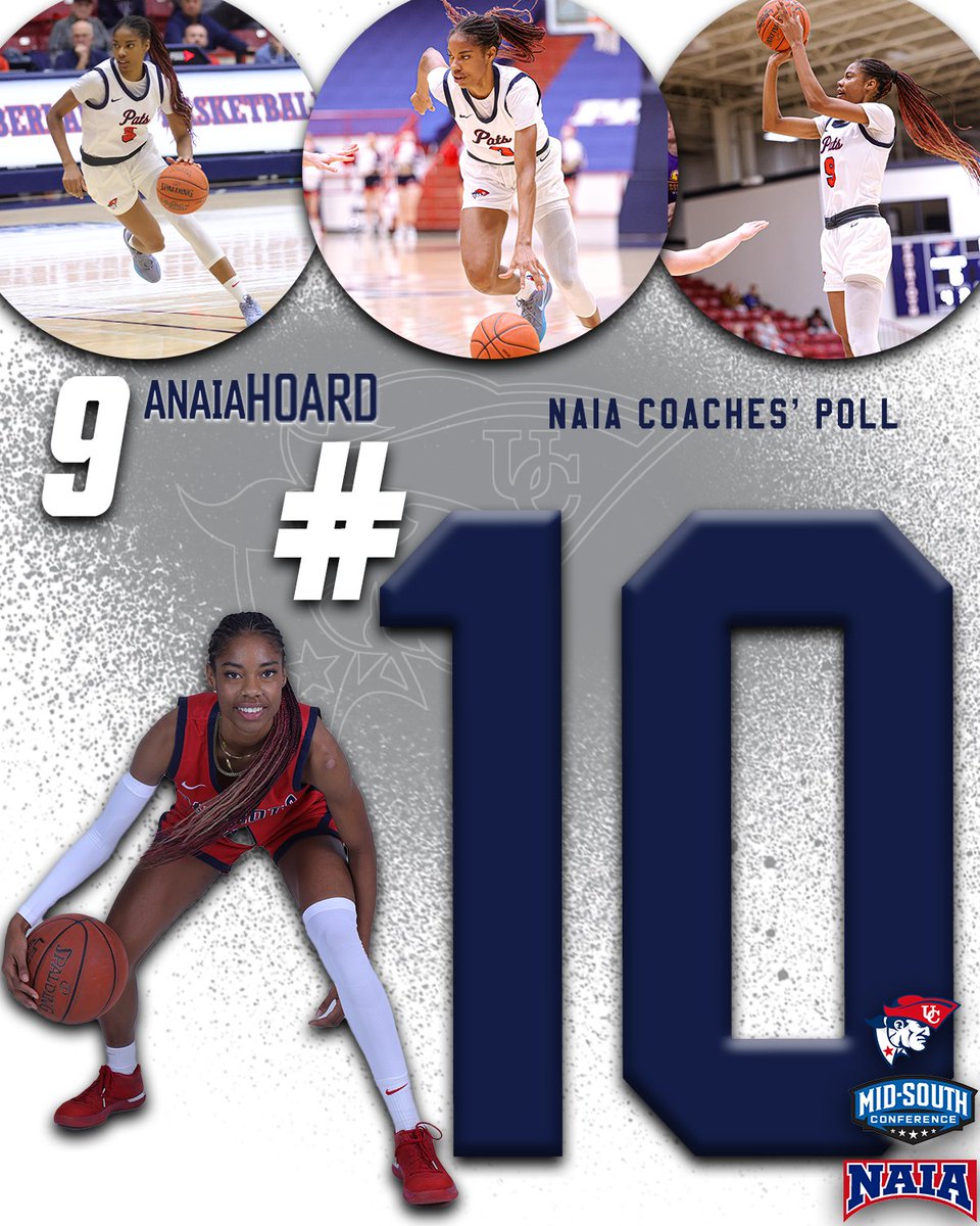 UC women's basketball climbs six spots to be ranked in the top-10 of the NAIA Coaches' Poll #OneBigTeam

Story: tinyurl.com/ycyj3zwx