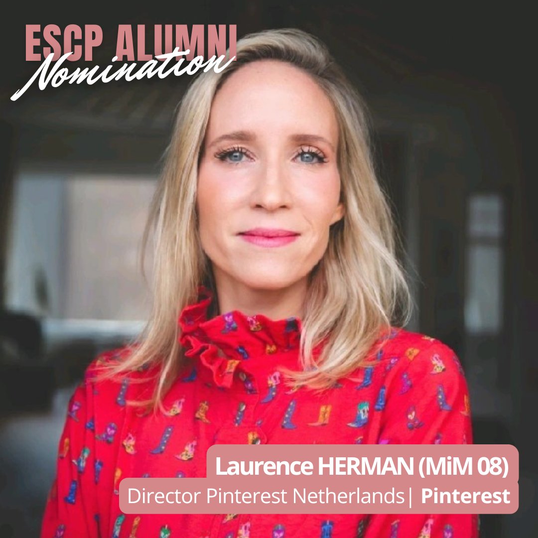 [APPOINTMENT] Laurence Herman (MiM 08) is appointed Director <a href="/Pinterest/">Pinterest</a>  Netherlands! With nearly 20 years of experience in the consumer goods and tech industries, in January 2025, Laurence joins #Pinterest to lead operations in the Netherlands. Congrats! #ESCP #ESCPAlumni