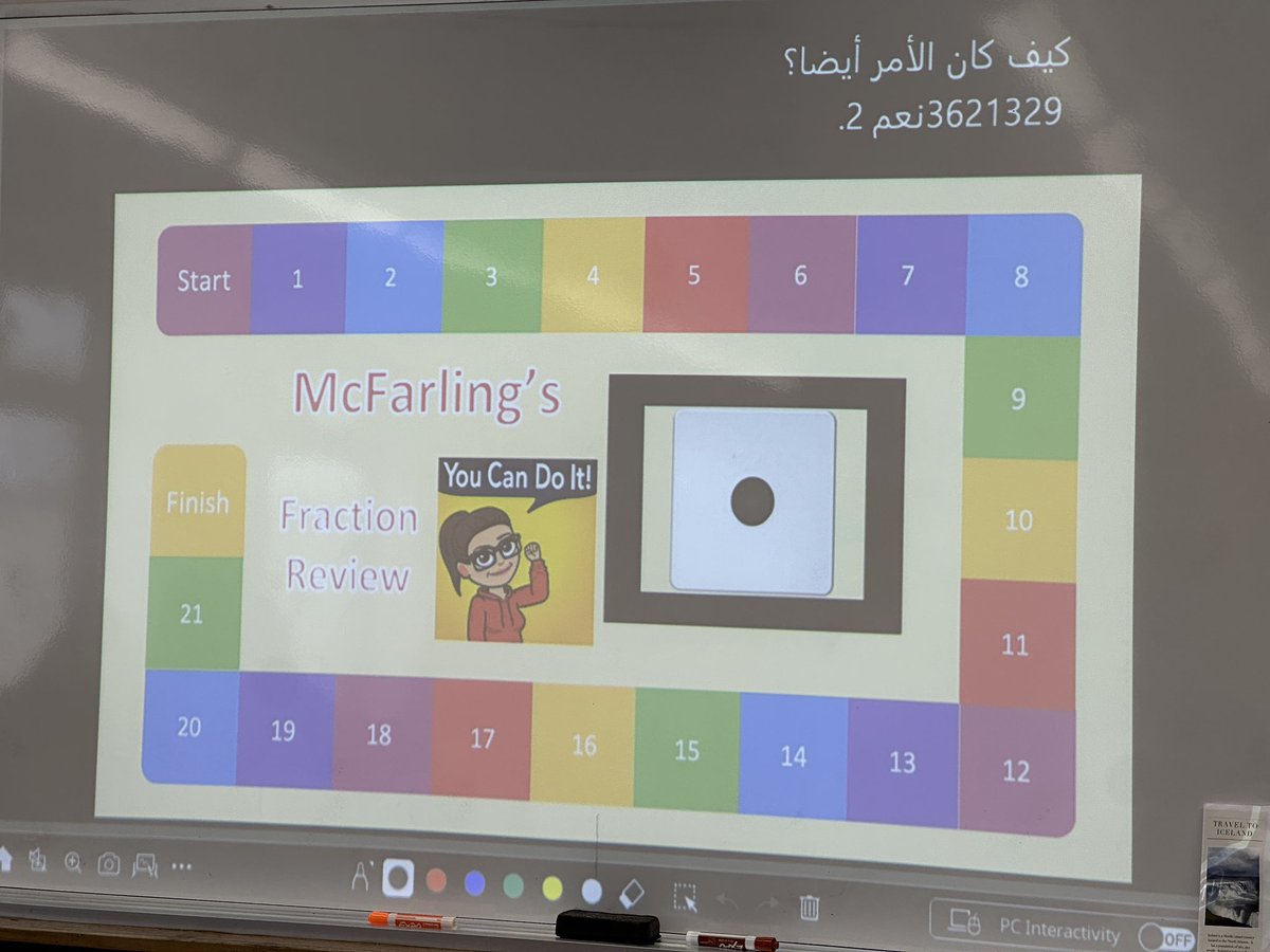 TaraMcFarling1's tweet image. Reviewing today with the McFarling Fraction Game (patent pending 🤣) @Woodman_Wolves @GEDSB #fractionsarefun