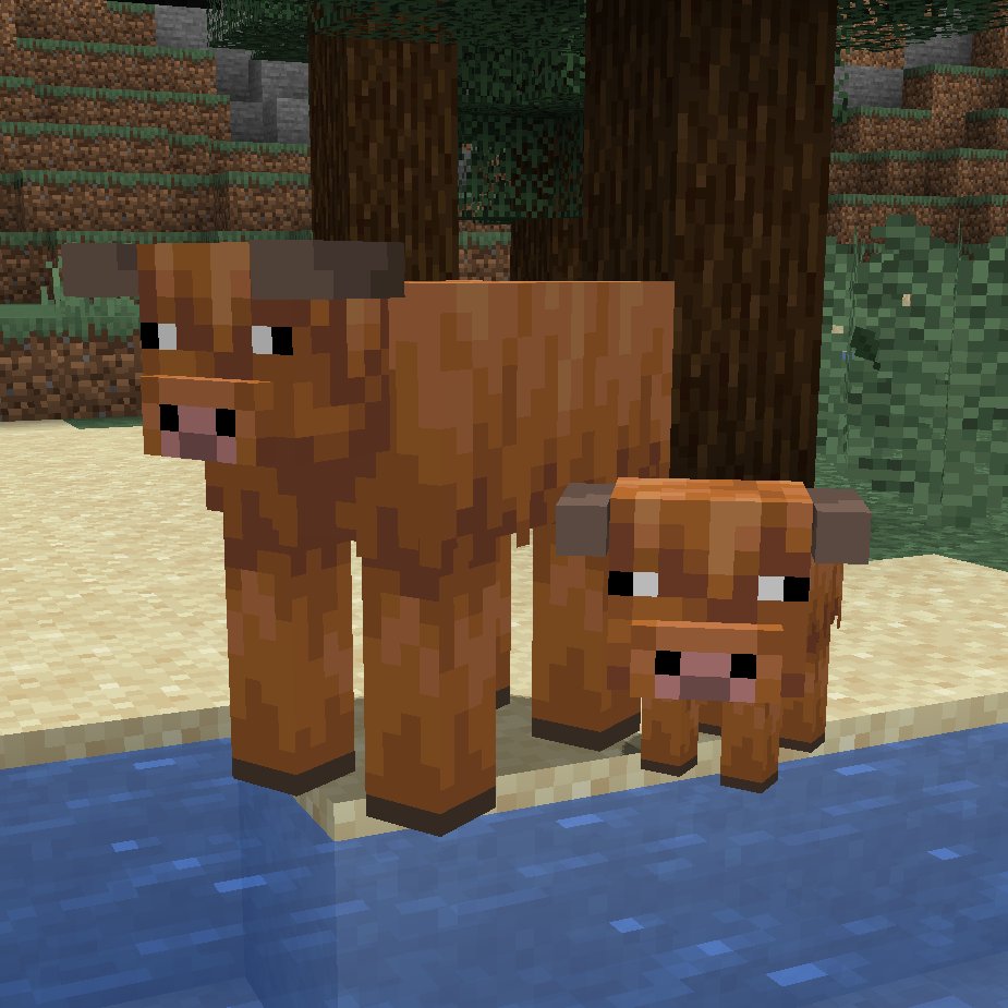 minecraft just added cow variants . i love them