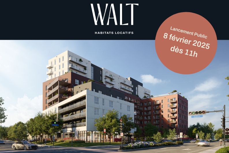 PHabitation's tweet photo. Grand lancement du projet Walt, un projet locatif unique situé au cœur de Dorval! ✨

📅 Samedi 8 février de 11h à 16h
☕ Café avec barista et gaufres seront servis
🎁 Carte-cadeau jusqu’à 800$ pour les 25 premiers locataires!*

🔗 Pour plus de détails :  https://t.co/FUit9nk73s https://t.co/jVfonNvRDz