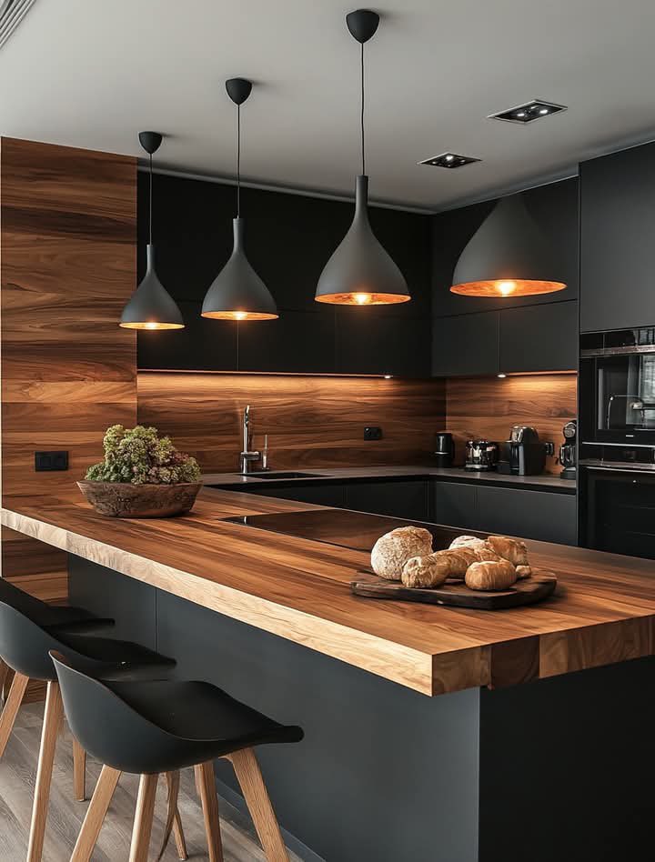 HOUSEPORN___'s tweet image. Modern kitchen.