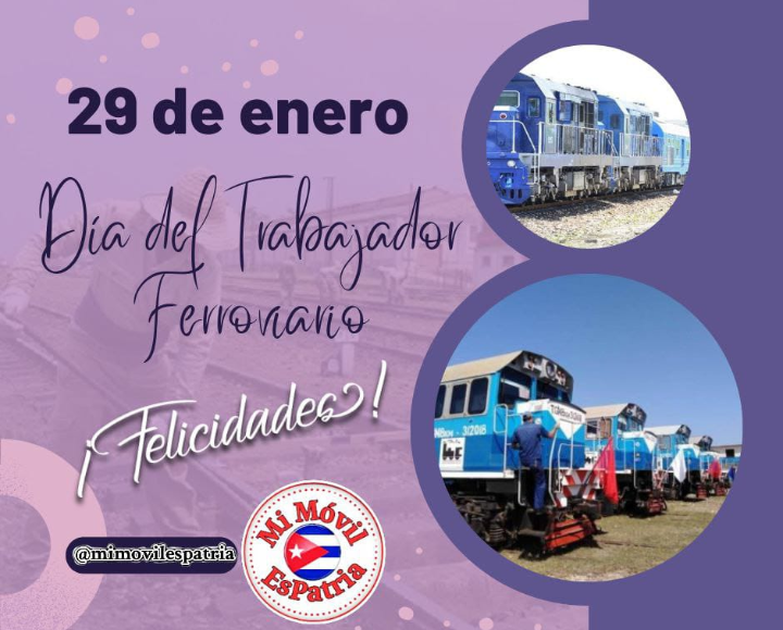 Hoy celebramos a aquellos que, con su esfuerzo y dedicación, mantienen en movimiento la magia de los trenes 🚂❤️. Su labor, silenciosa pero vital, conecta ciudades y corazones por cada rincón del país 🌍✨. Agradecemos su compromiso y pasión🙌💖.

#Felicidades 
#SantiagoDeCuba