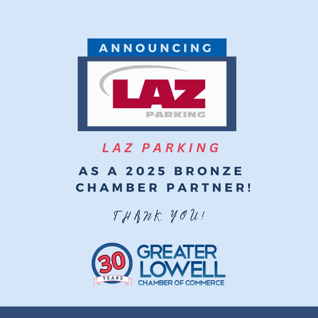 The Chamber is excited to announce <a href="/LAZParking/">LAZ Parking</a> as a 2025 Bronze Partner!

Interested in becoming a 2025 Partner? Learn more here: bit.ly/3SlpU2v

Learn more about LAZ Parking here: lazparking.com