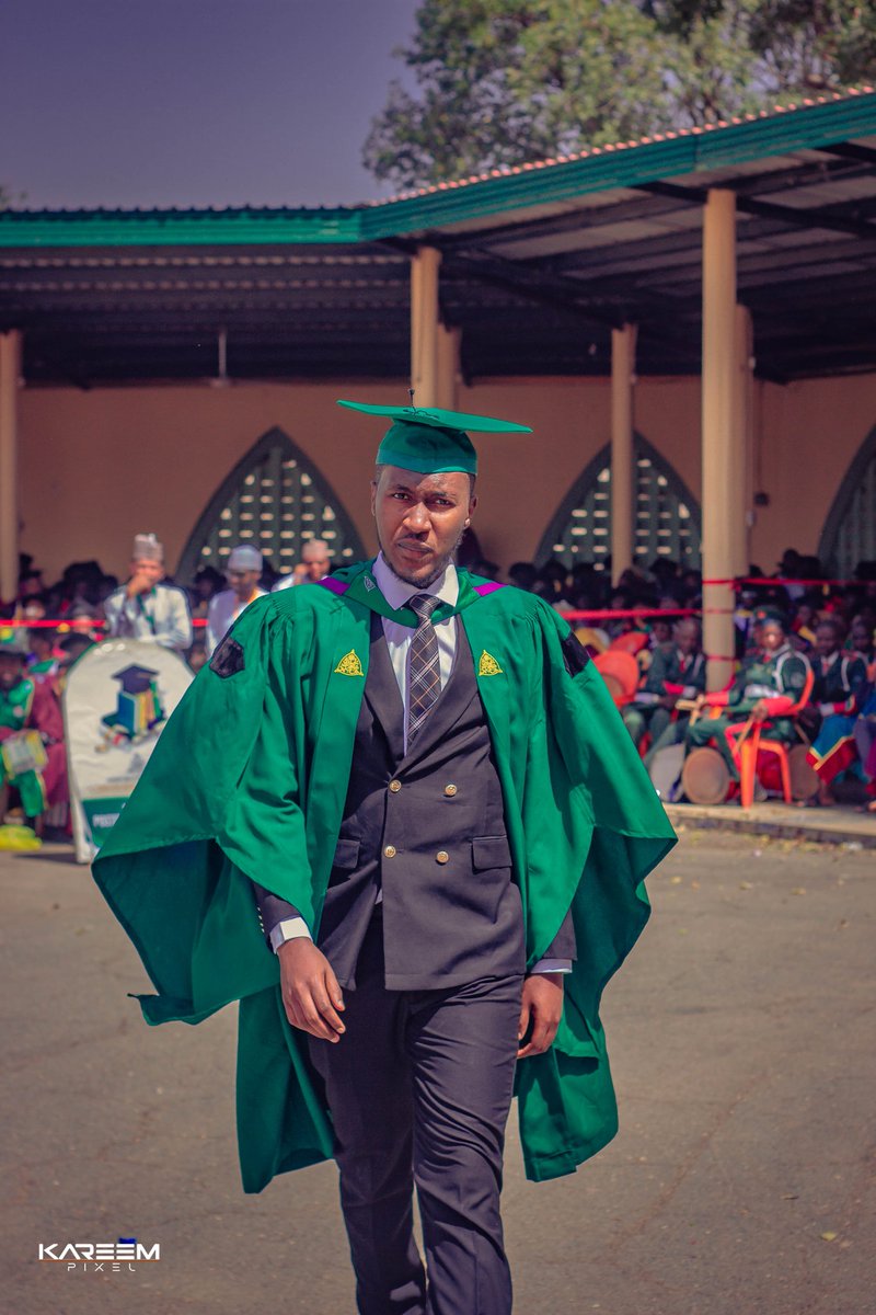Alhamdulillah🙏🙏🙏
OVERALL BEST GRADUATING STUDENT Ahmadu Bello University Zaria. 
CGPA-4.95/5
B.Eng. Electrical Engineering
#ABUConvocation2025